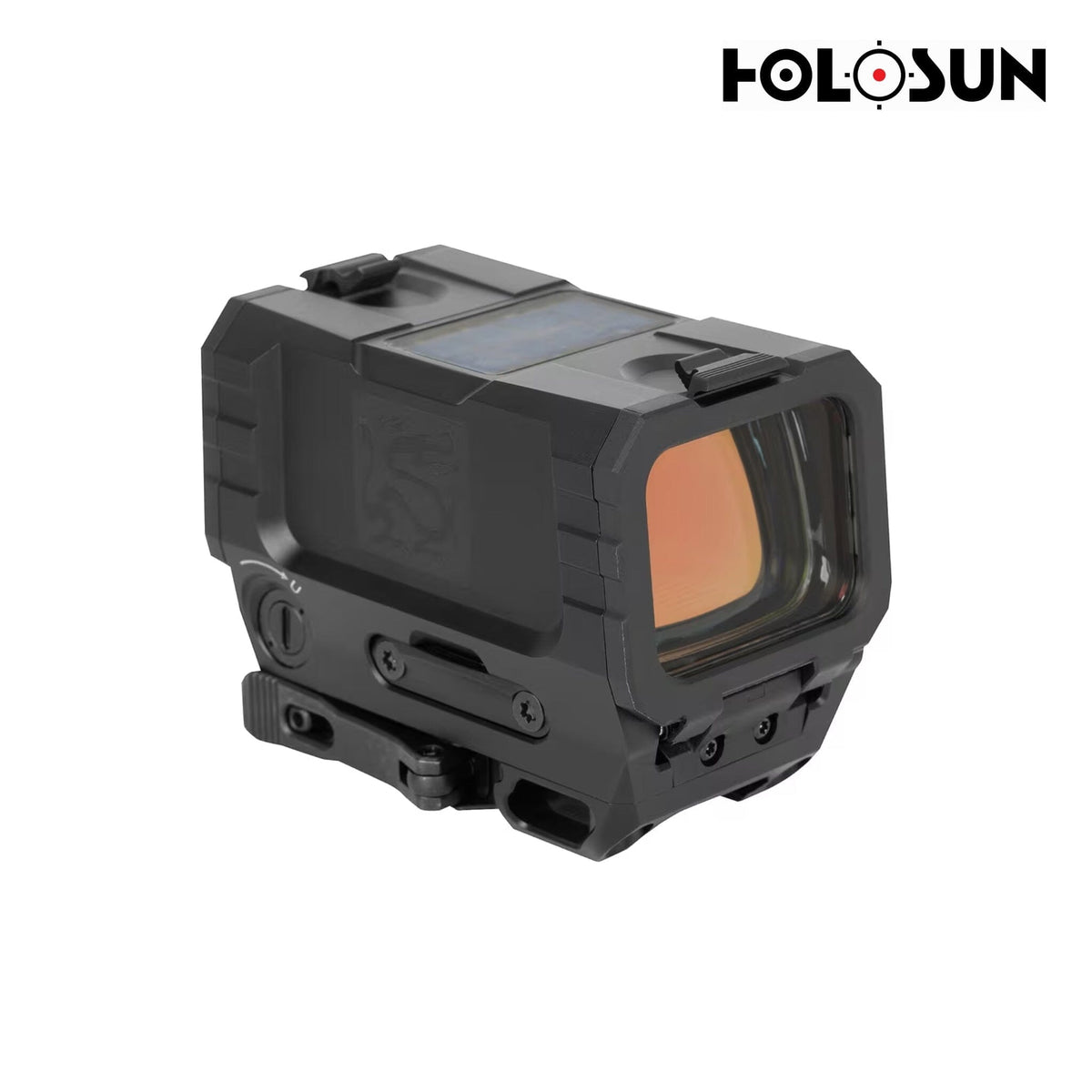 Holosun RONIN AEMS MAX red dot sight with a fully enclosed emitter that keeps rain and grit off the lens