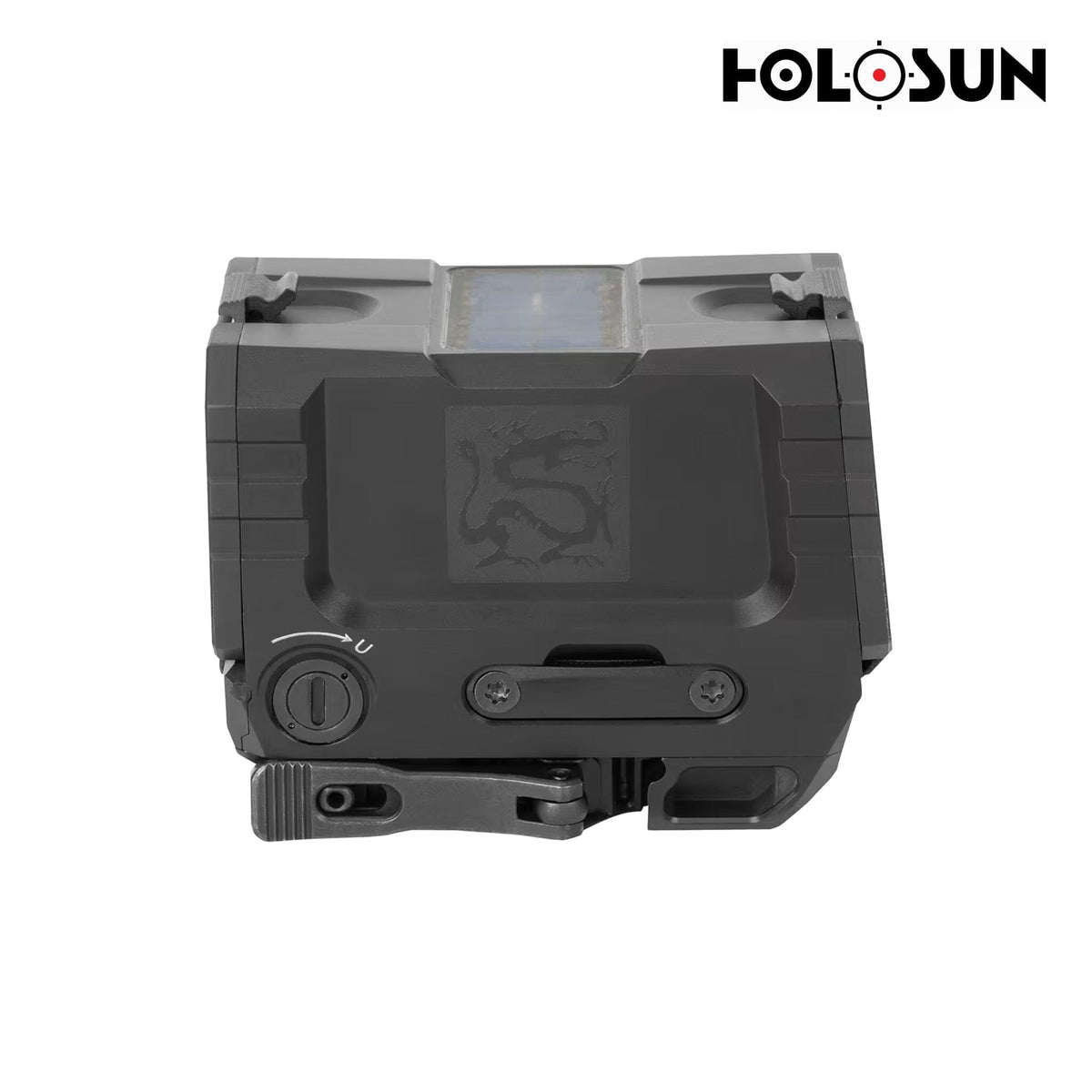 Holosun RONIN AEMS MAX red dot sight in a matte black 7075 T6 aluminium housing