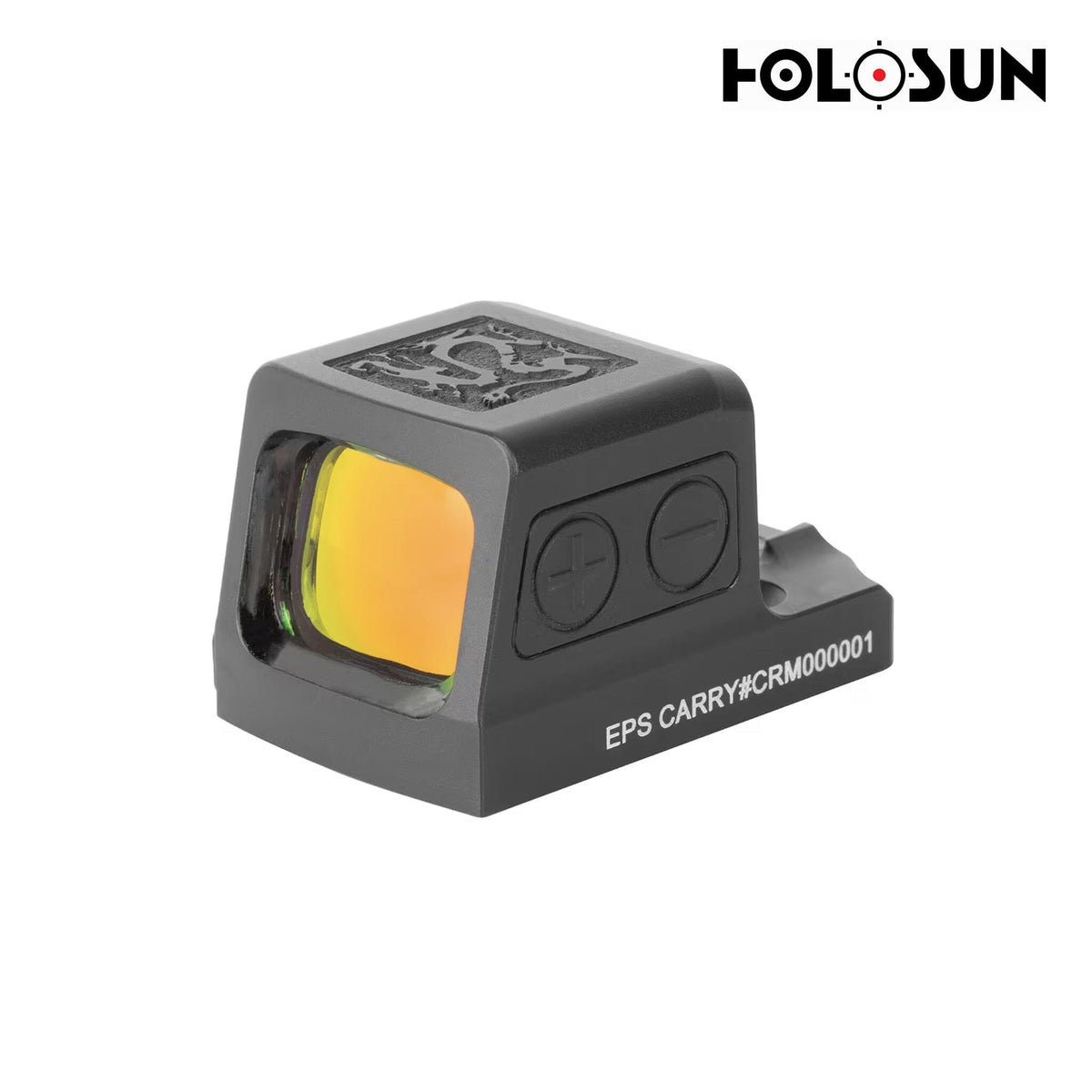 Holosun RONIN EPS Carry green dot sight as an enclosed emitter optic sized for compact carry pistols
