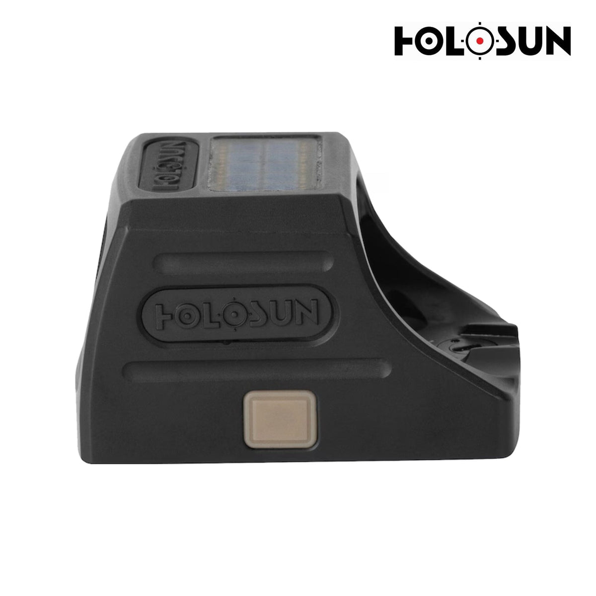 Holosun SCS Carry green dot sight with a solar cell that powers the sight without a replaceable battery