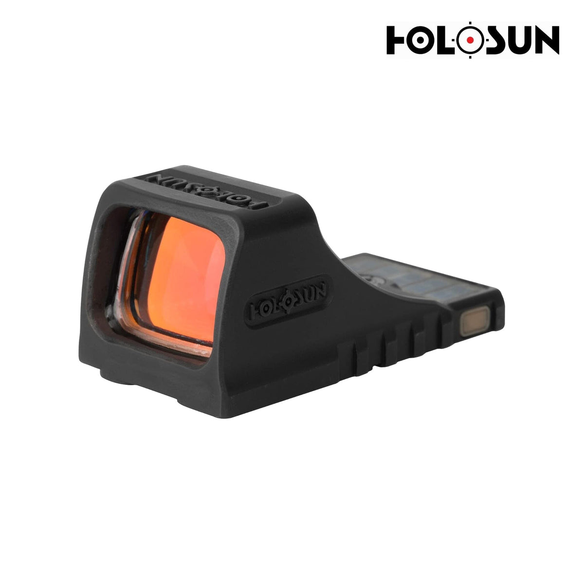 Holosun SCS MOS green dot sight with solar charging that tops up the internal cell in daylight