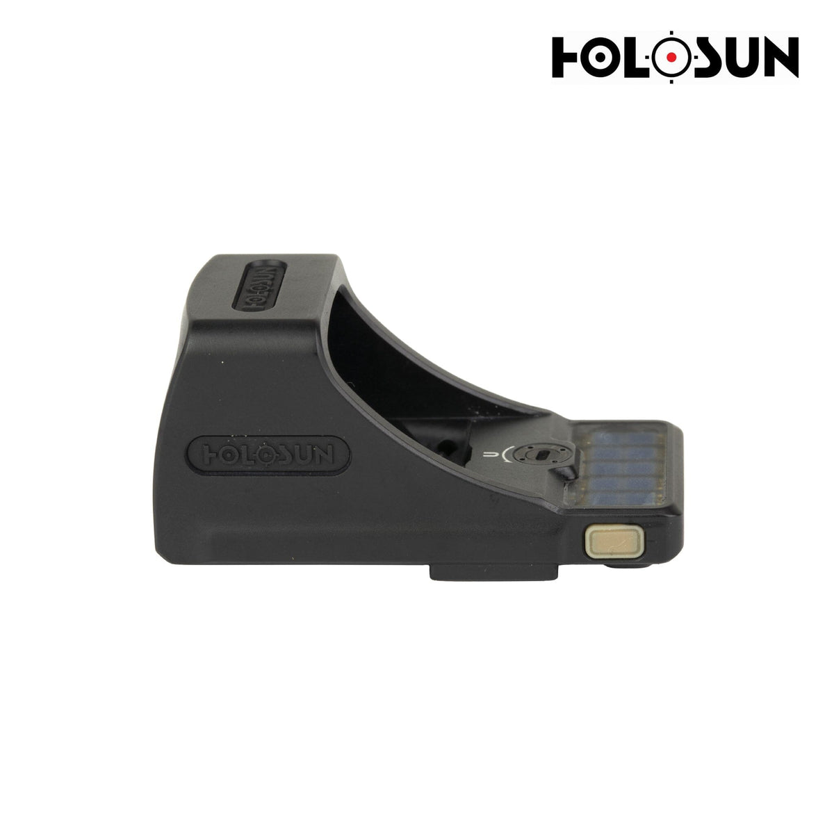 Holosun SCS VP9 green dot sight with a solar cell that powers the sight without a replaceable battery