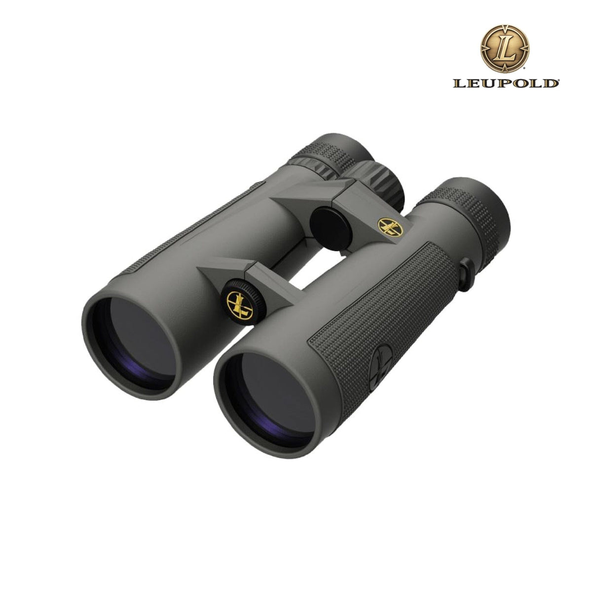 Leupold BX-5 Santiam HD 10x50 binocular with phase-coated BaK4 roof prisms behind 50mm objectives