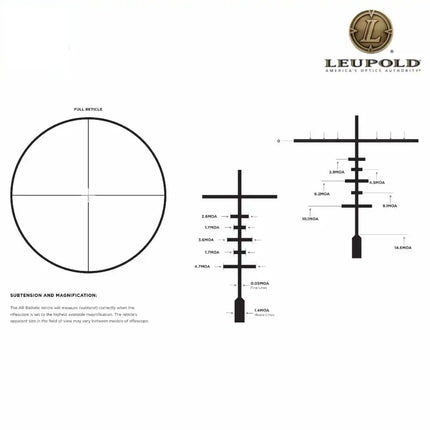 Leupold Mark 3HD 1.5-4x20 Rifle Scope AR Ballistic Reticle - 180670 LPVO Rifle Scope Leupold 