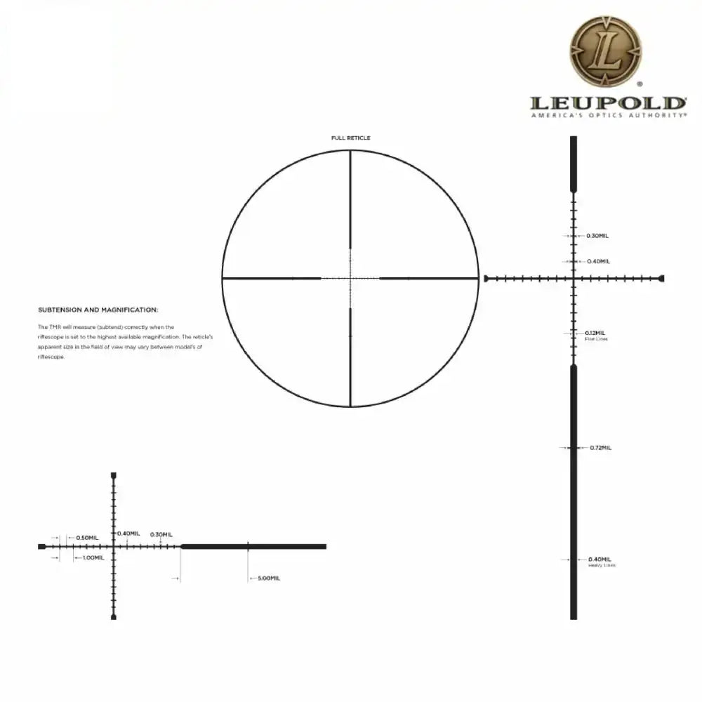 Leupold Mark 3HD 4-12x40 P5 Rifle Scope TMR Reticle - 180669 Rifle Scope Leupold 