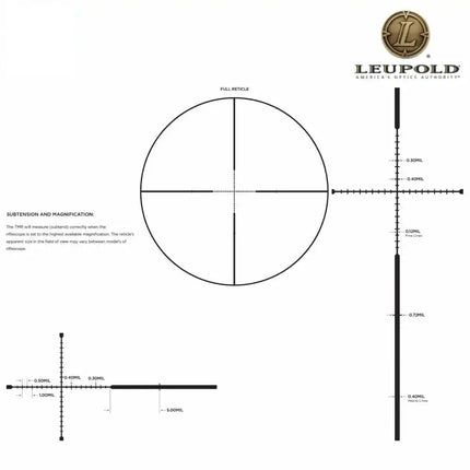 Leupold Mark 3HD 6-18x50 P5 Rifle Scope TMR Reticle - 180671 Rifle Scope Leupold 