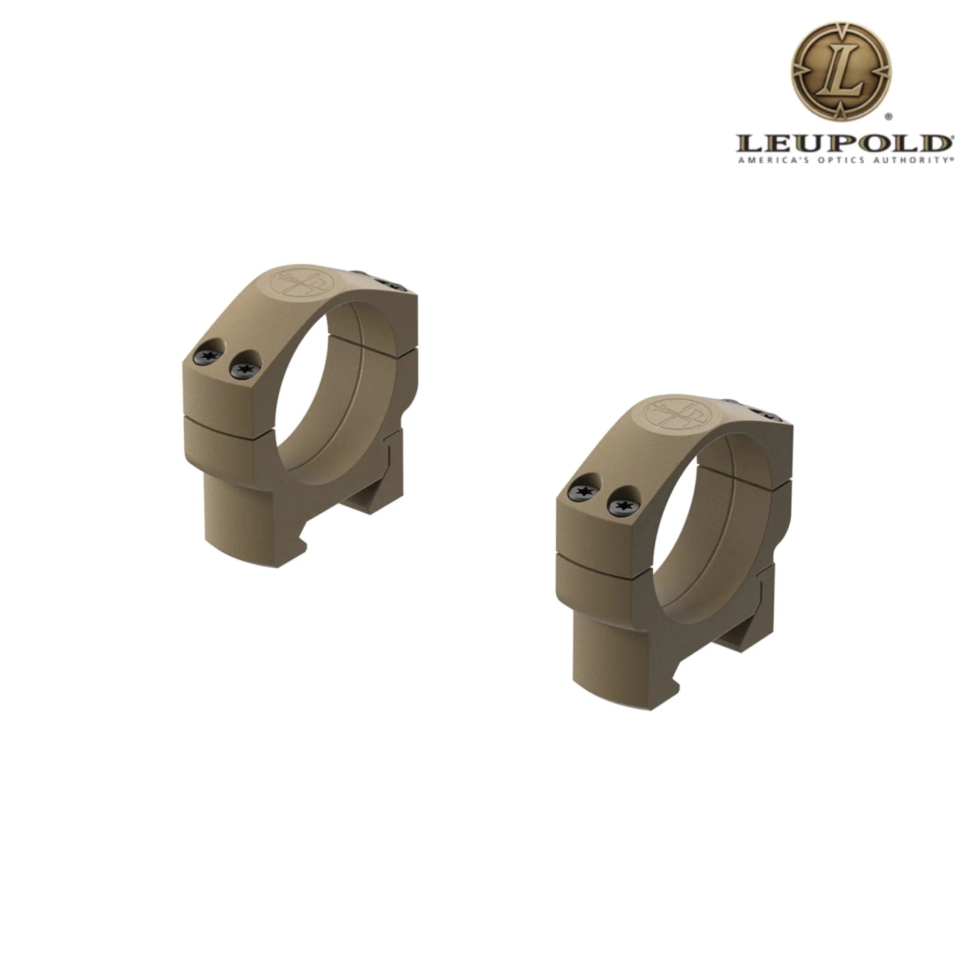 Leupold Mark 4 35mm Medium Aluminium Scope Rings - Flat Dark Earth - Xtreme Tactical