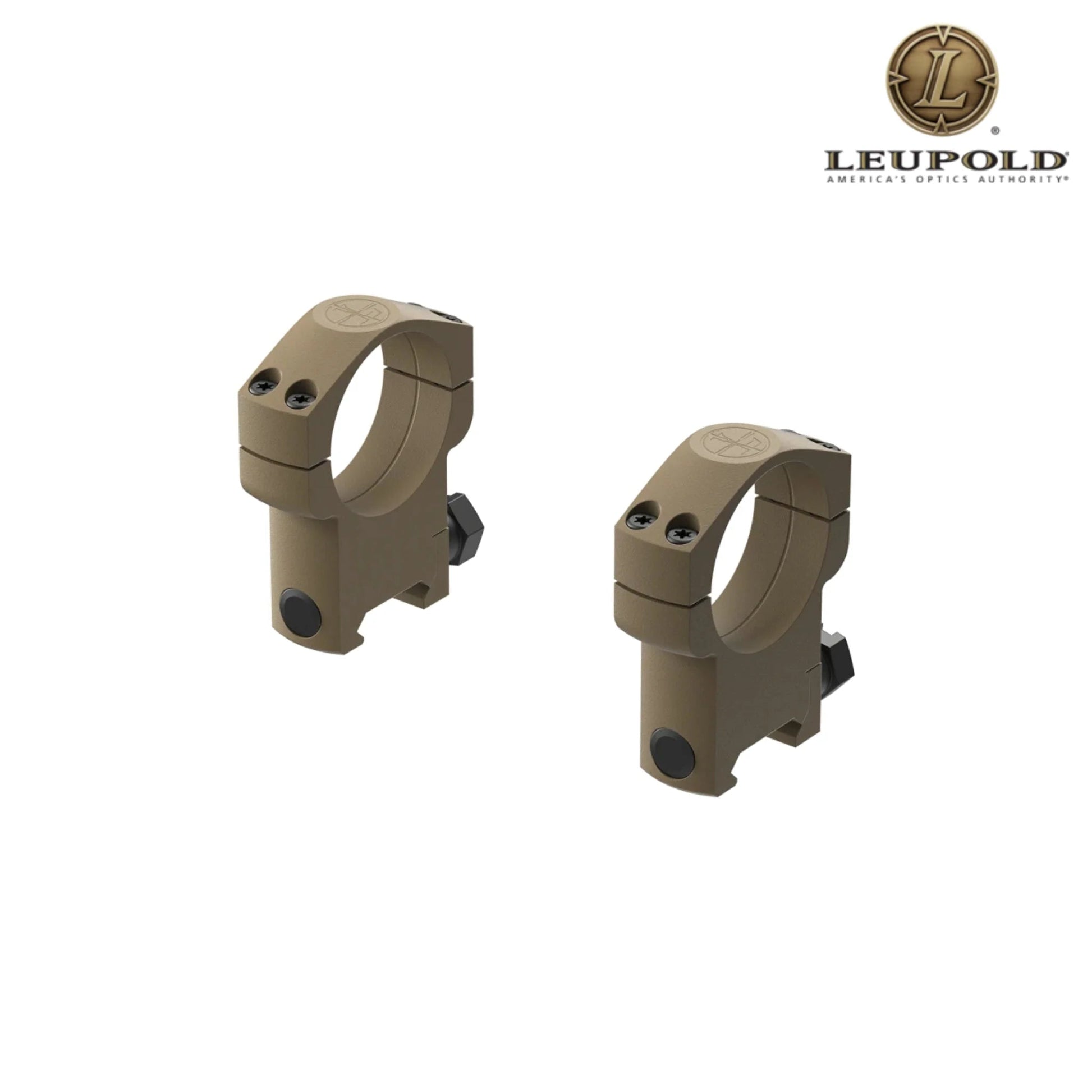 Leupold Mark 4 Scope Rings Aluminium 35mm Super High FDE - 185238 Rifle Scope Rings Leupold 