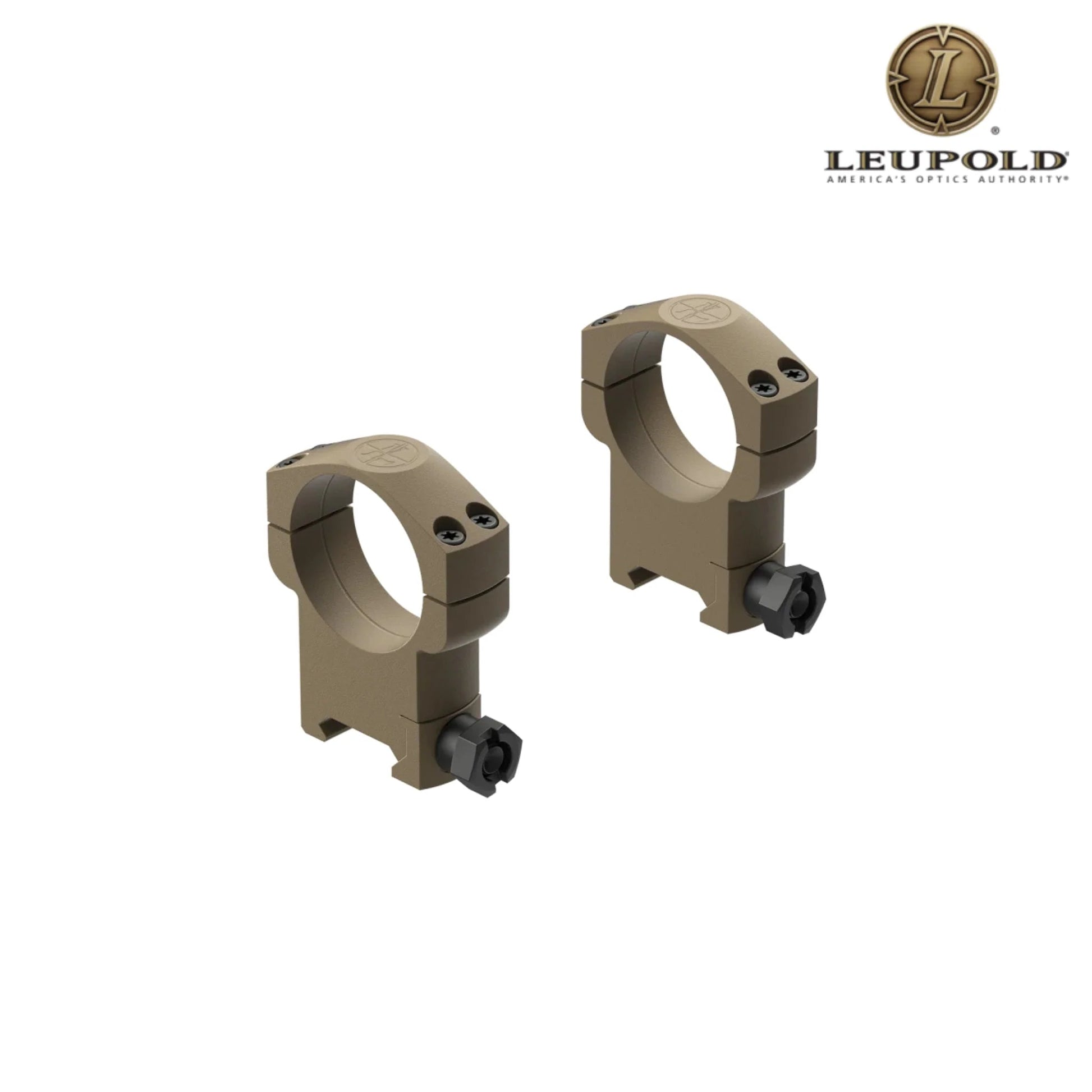 Leupold Mark 4 Scope Rings Aluminium 35mm Super High FDE - 185238 Rifle Scope Rings Leupold 