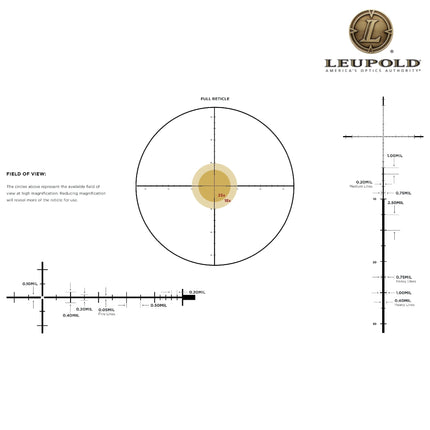 Leupold MARK 4HD 2.5-10x42 Rifle Scope M5C3 FFP TMR Reticle - 183740 Rifle Scope Leupold 