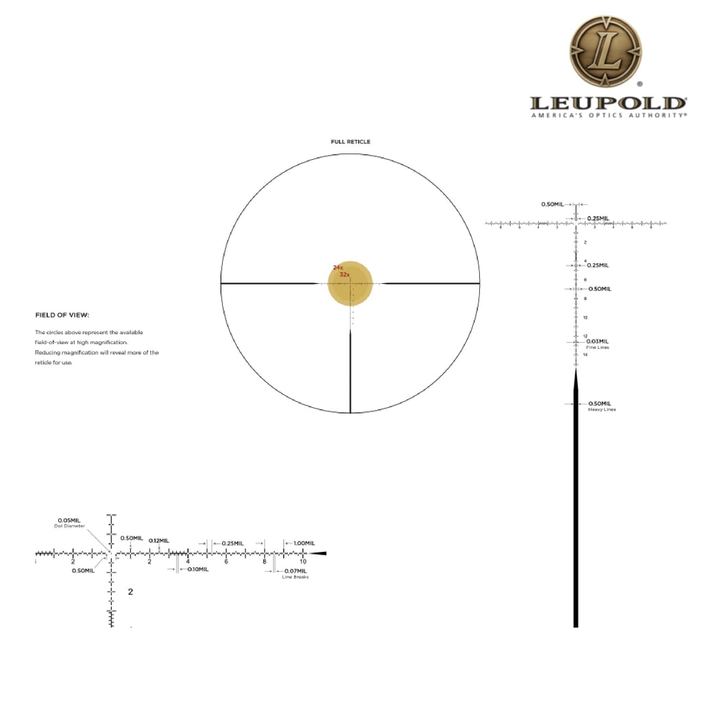 Leupold Mark 4HD 6-24x52 Rifle Scope M5C3 Side Focus FFP PR3-MIL Reticle - Xtreme Tactical