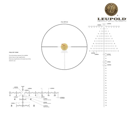 Leupold MARK 4HD 8-32x56 Rifle Scope M1C3 Side Focus FFP PR2-MOA Reticle 183969 Rifle Scope Leupold 