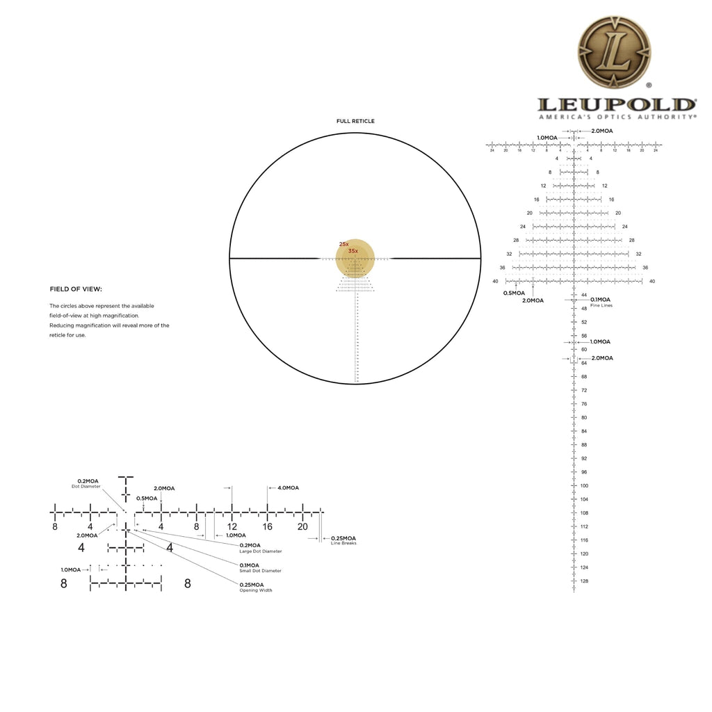 Leupold Mark 4HD 8–32×56 Rifle Scope M1C3 Side Focus FFP PR2-MOA Reticle Rifle Scope Leupold 