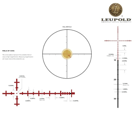 Leupold Mark 5HD 2-10x30 Rifle Scope M5C3 FFP Illum. TMR Reticle - 179703 Rifle Scope Leupold 