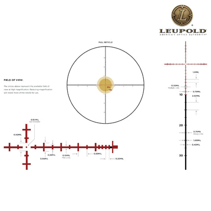 Leupold Mark 5HD 2-10x30mm Rifle Scope M5C3 FFP Illum. TMR Reticle - 179703 Rifle Scope Leupold 