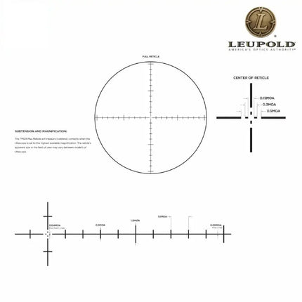 Leupold Mark 5HD M1C3 7-35x56 FFP Rifle Scope TMOA PLUS Reticle - 174549 Rifle Scope Leupold 