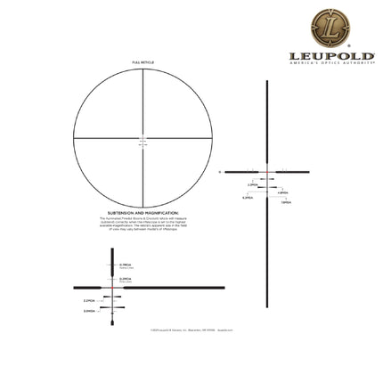 Leupold VX-6HD GEN 2 3-18x44mm Rifle Scope CDS-SZL2 Side Focus Illum. FireDot Boone & Crockett - 184425 Rifle Scope Leupold 