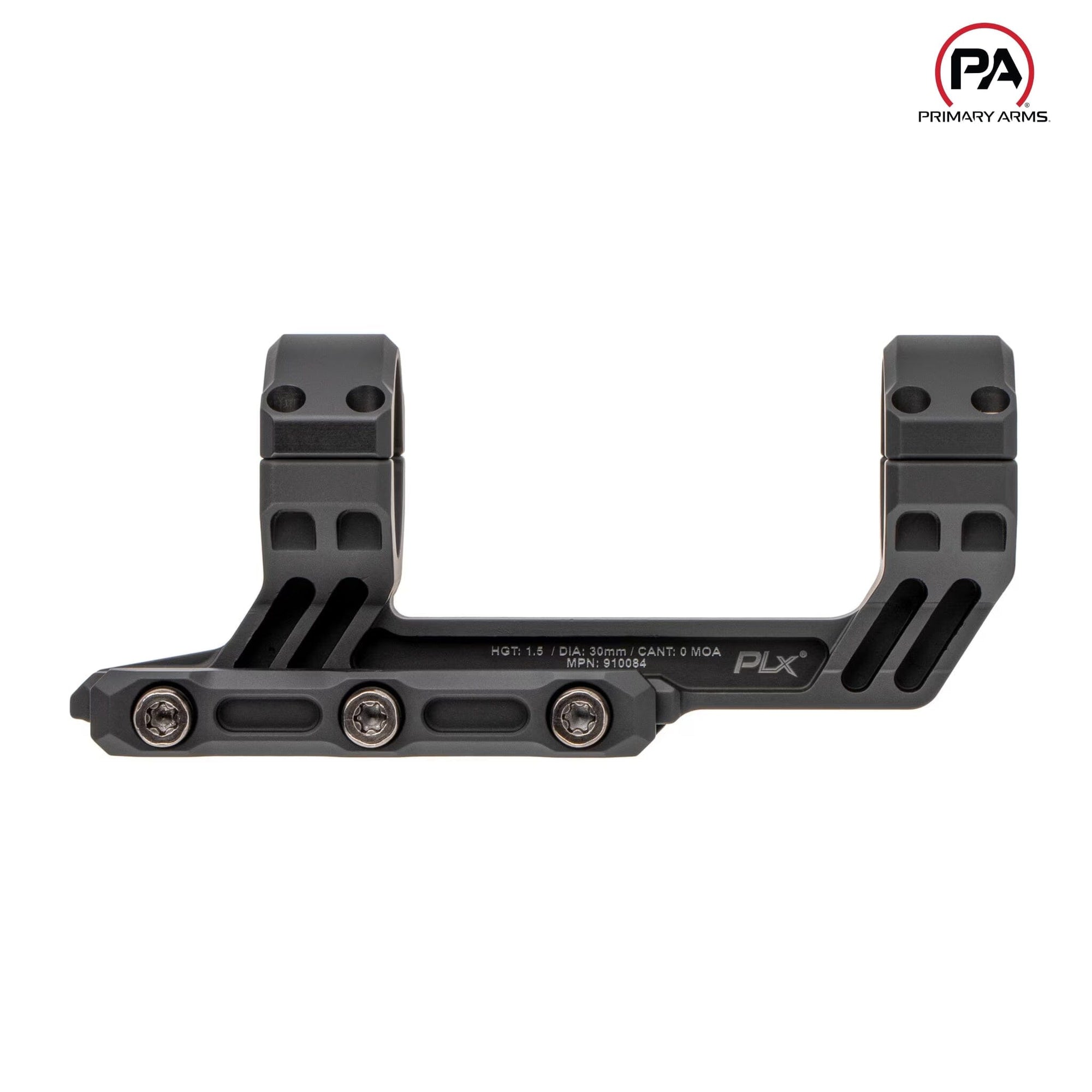 Primary Arms PLx 30mm Cantilever Mount 1.5 Inch Black - Xtreme Tactical