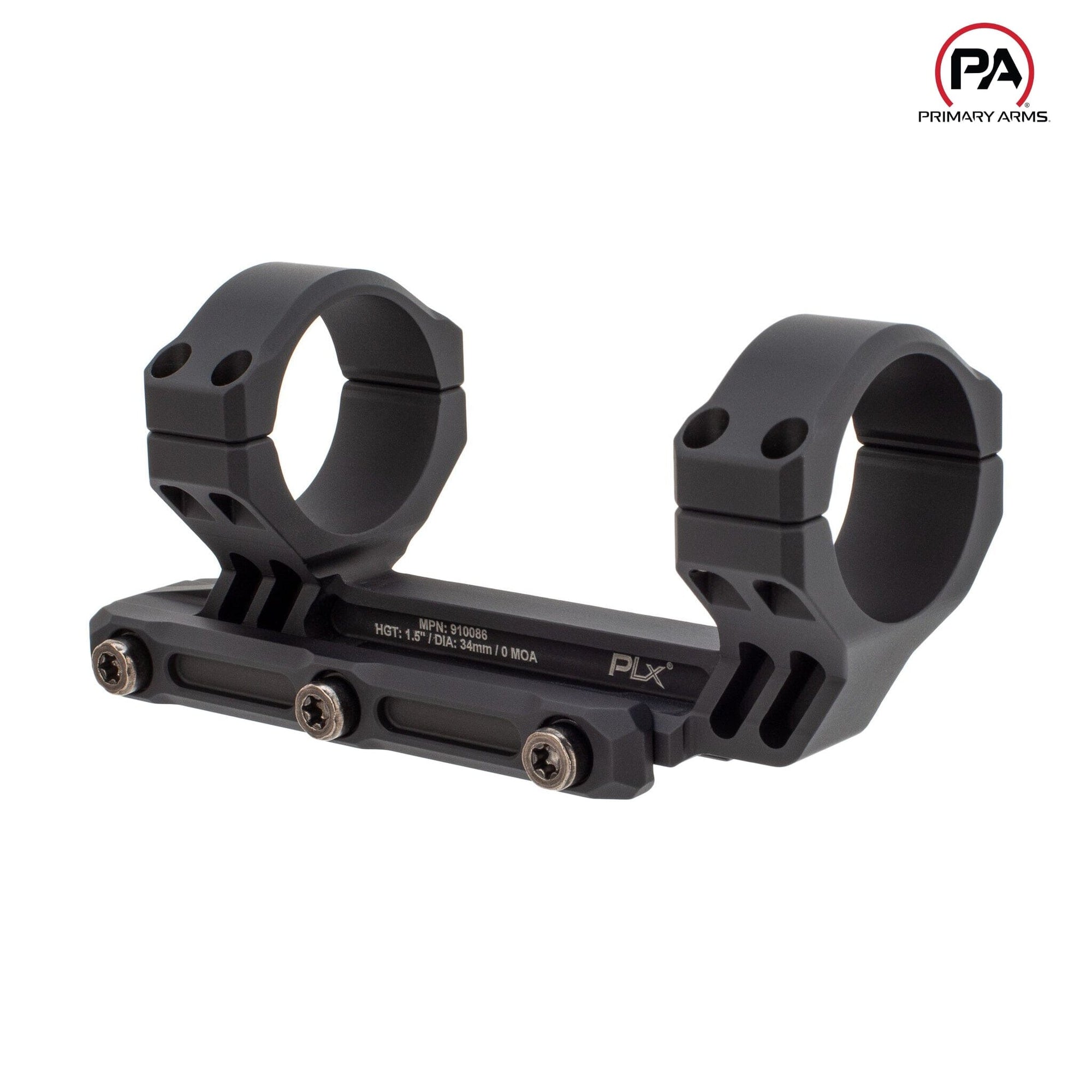 Primary Arms PLx 34mm Cantilever Mount 1.5 Inch Black - Xtreme Tactical