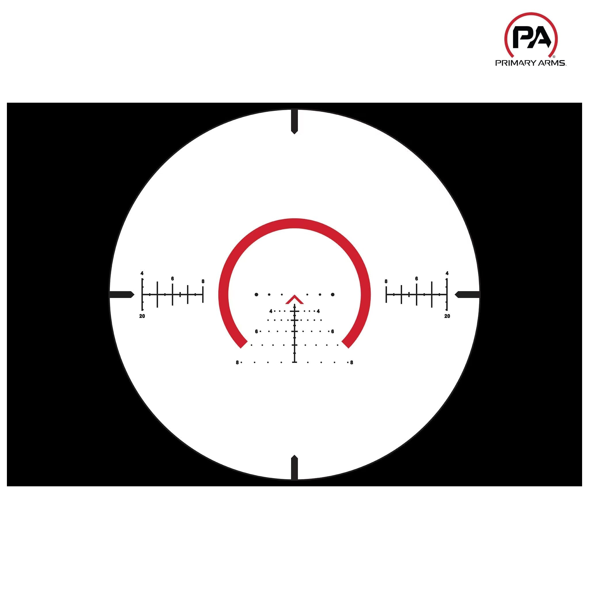 Primary Arms Compact PLxC 1-8x24 FFP Riflescope - ACSS Raptor M8 Meter Reticle - Black Rifle Scope Primary Arms 