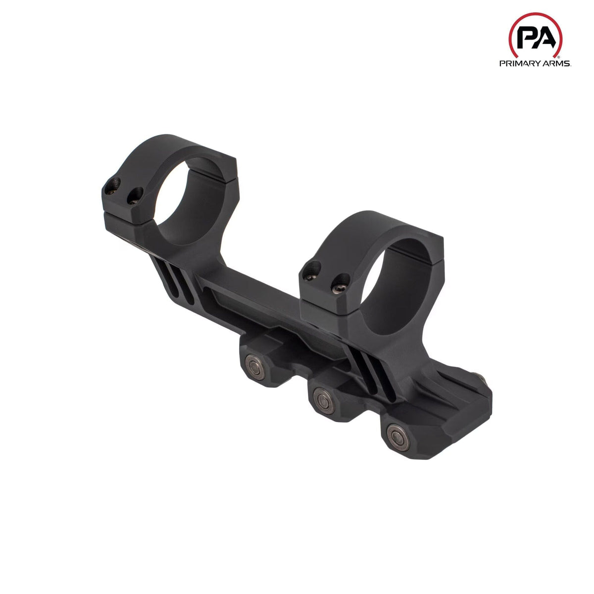 Primary Arms PLx 30mm cantilever mount, 1.5 inch height, matte black for 30mm scope tubes on Picatinny rails