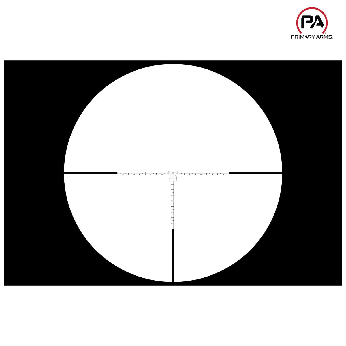 Primary Arms PLxC 1.5-12x36 rifle scope, FFP ACSS Griffin MIL Gen II reticle on a 30mm main tube