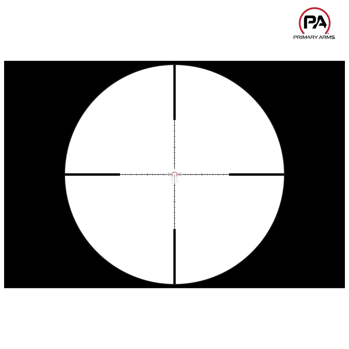 Primary Arms PLxC 1-8x24 LPVO rifle scope in Flat Dark Earth with mil-based holdovers and ranging cues
