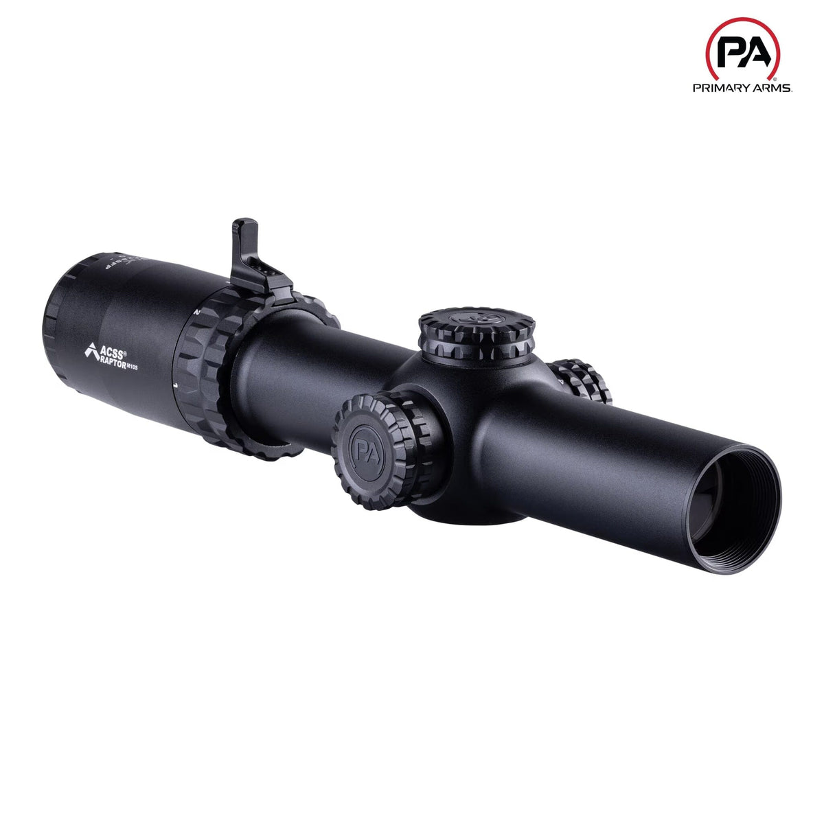 Primary Arms SLx 1-10x28 LPVO rifle scope offering 1-10x variable magnification from close quarters to distance