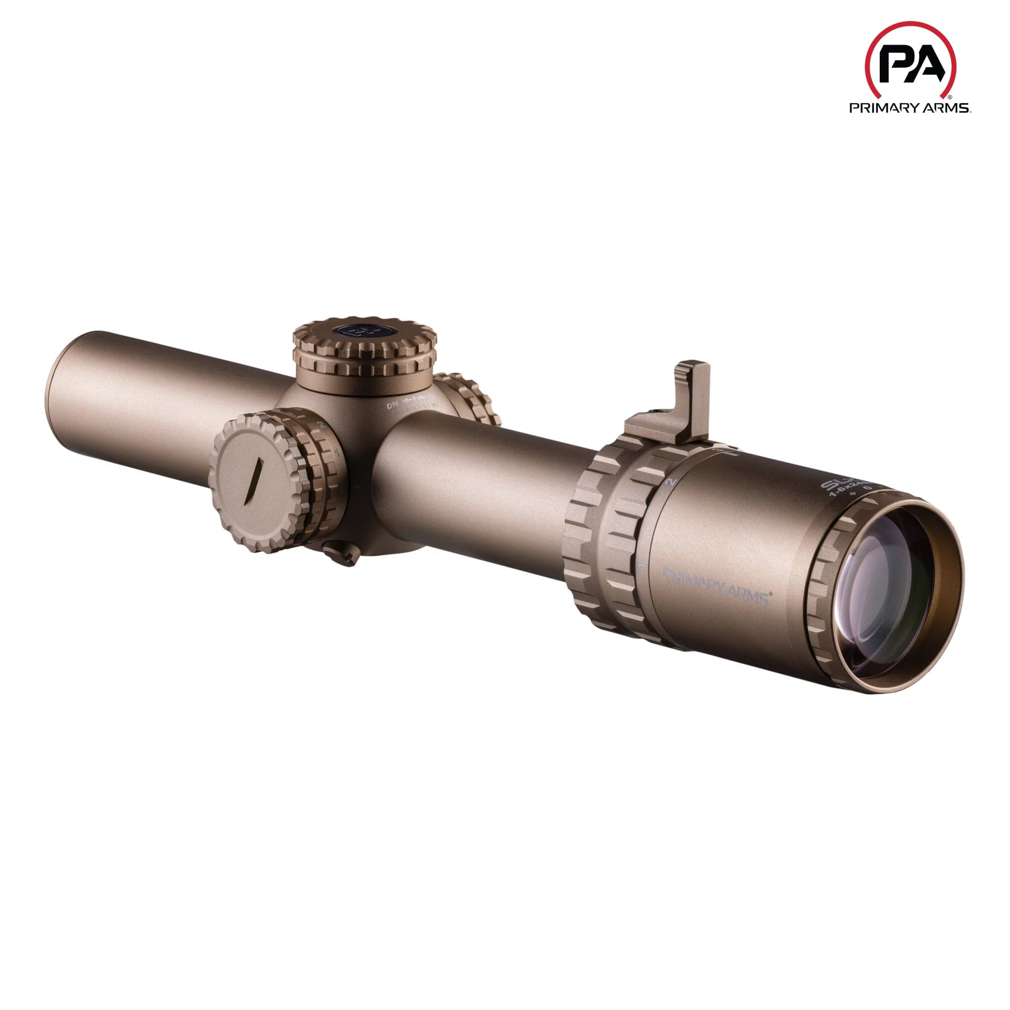 Primary Arms SLx 1-6x24 Gen IV LPVO Rifle Scope SFP Green ACSS Nova Fiber Wire Reticle FDE – 610215 Rifle Scope Primary Arms 