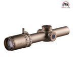 Primary Arms SLx 1-6x24 Gen IV LPVO Rifle Scope SFP Red Illuminated ACSS Nova Fiber Wire Reticle FDE – 610207 Rifle Scope Primary Arms 