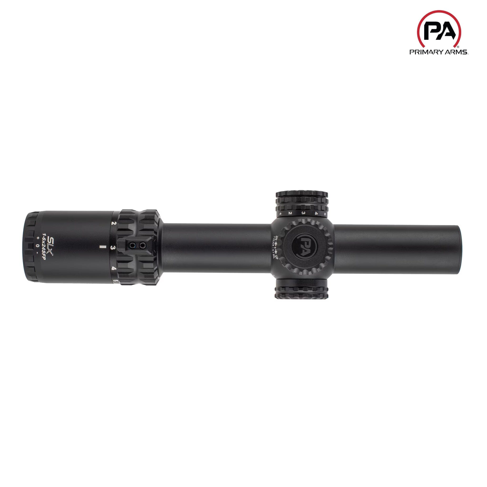 Primary Arms SLx 1–6×24 SFP Riflescope Gen IV - ACSS Aurora 7.62×39/.300 BLK Yard Reticle Rifle Scope Primary Arms 