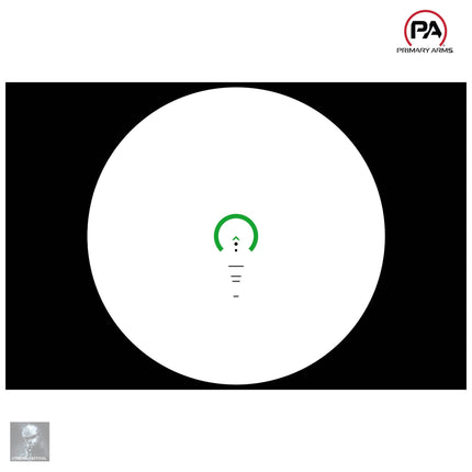 Primary Arms SLx 1X MicroPrism Scope Green ACSS Gemini 9mm Reticle Rifle Scope Primary Arms 