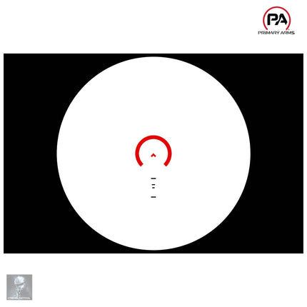 Primary Arms SLx 1X MicroPrism Scope Red ACSS Cyclops Reticle Gen II Rifle Scope Primary Arms 