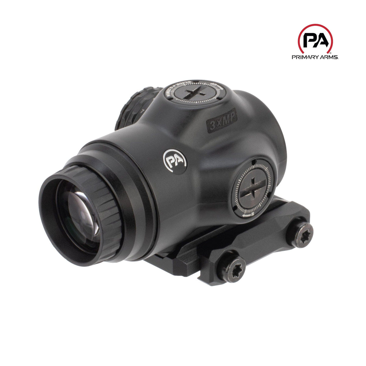 Primary Arms SLx 3X MicroPrism scope, red ACSS Raptor 5.56/.308 Yard reticle for mid-range carbine use