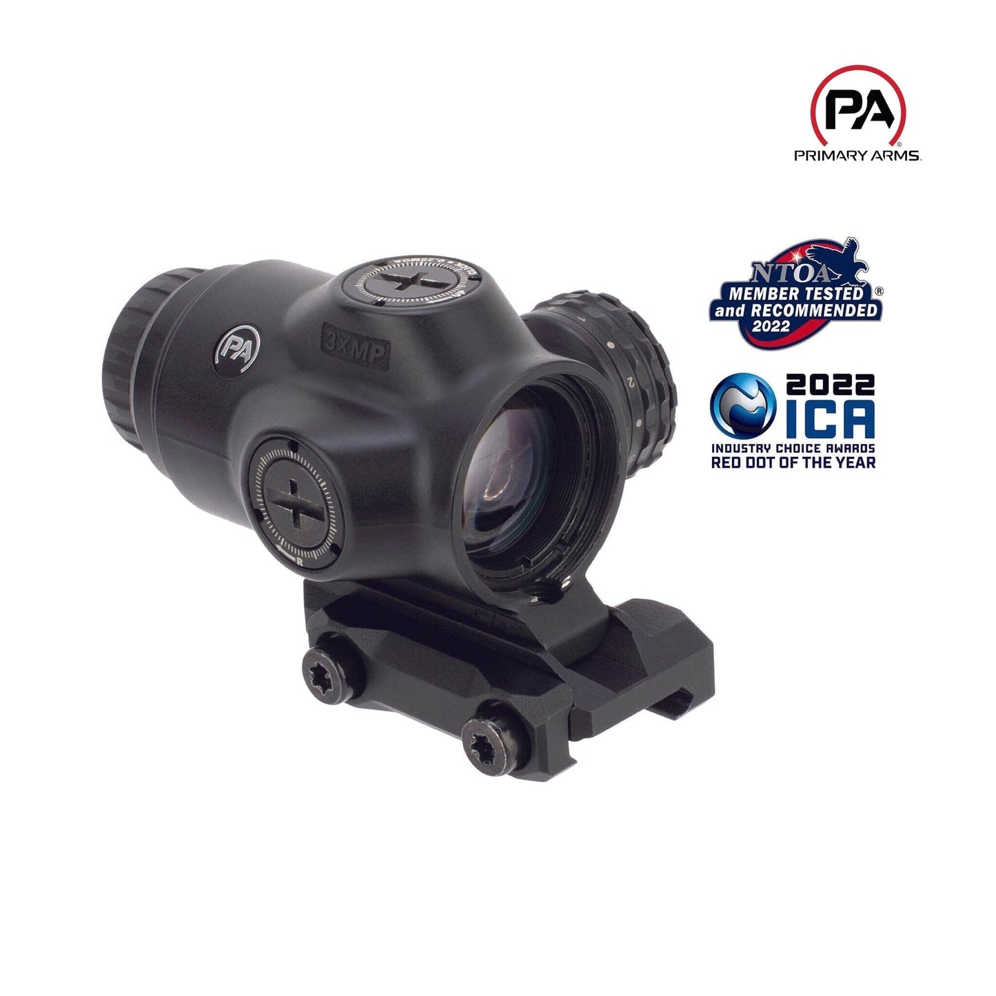 Primary Arms SLx 3x MicroPrism Sight - Green ACSS Raptor 7.62x39/.300BLK - Yard Reticle Prism Rifle Scope Primary Arms 