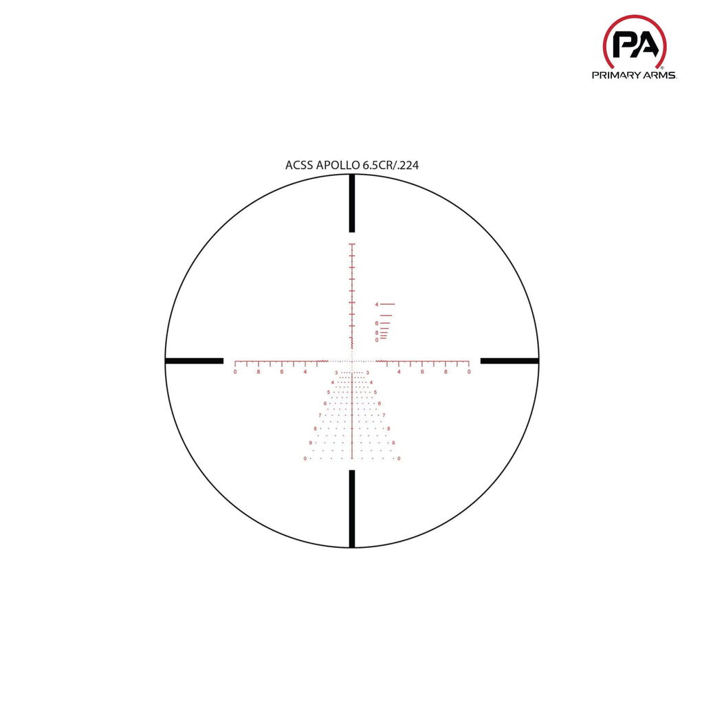 Primary Arms SLx 5-25×56 FFP Riflescope - ACSS Apollo 6.5CR/.224V Reticle Rifle Scope Primary Arms 