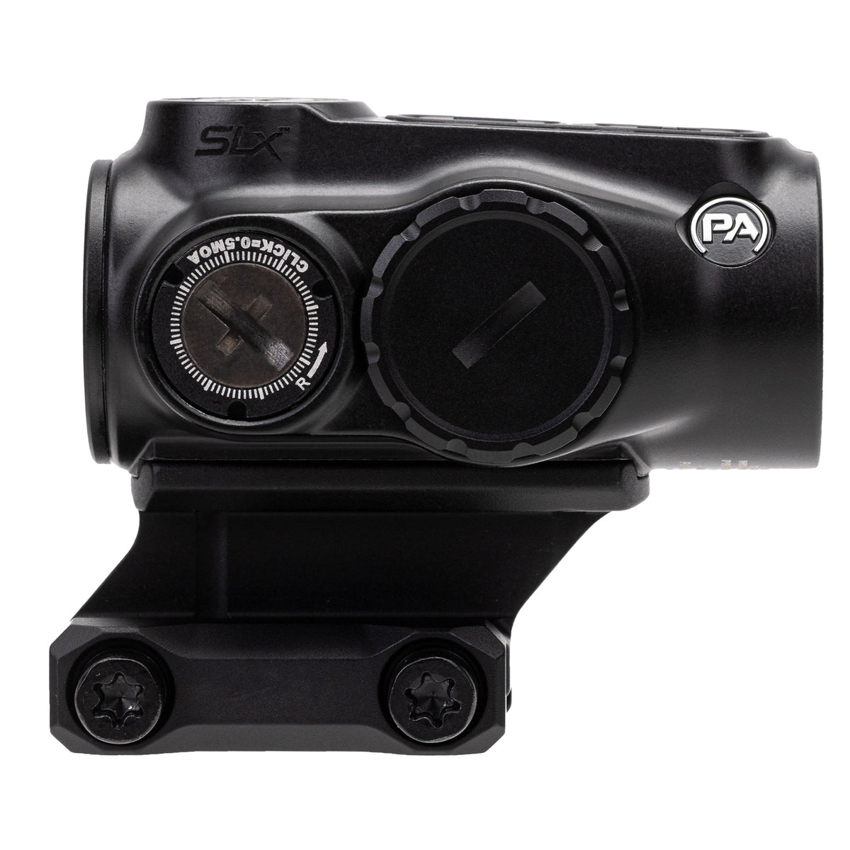 Primary Arms SLx MD-21 red dot sight, 2 MOA dot, AutoLive motion sensing in a 21mm objective housing