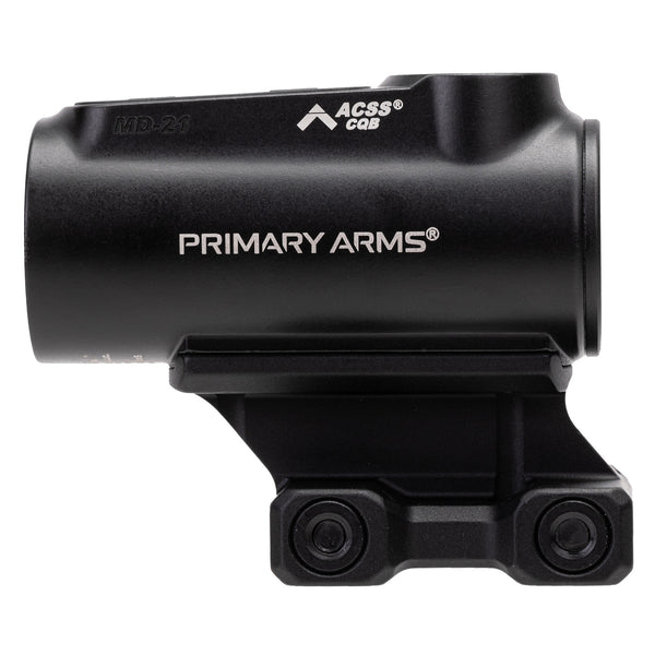 Primary Arms SLx MD-21 red dot sight with the ACSS CQB reticle and AutoLive motion-activated illumination