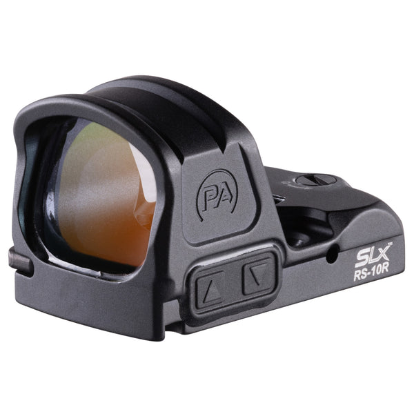 Primary Arms SLx RS-10R mini reflex red dot sight with a 3 MOA dot on the RMR footprint
