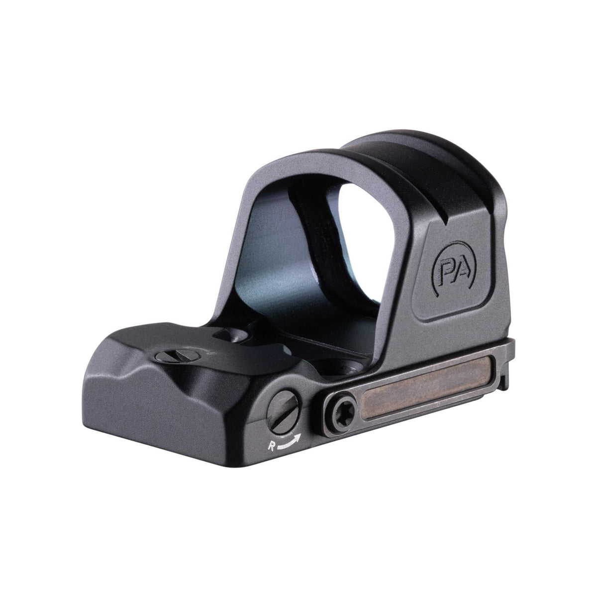 Primary Arms SLx RS-10R mini reflex sight with a side-loading battery tray
