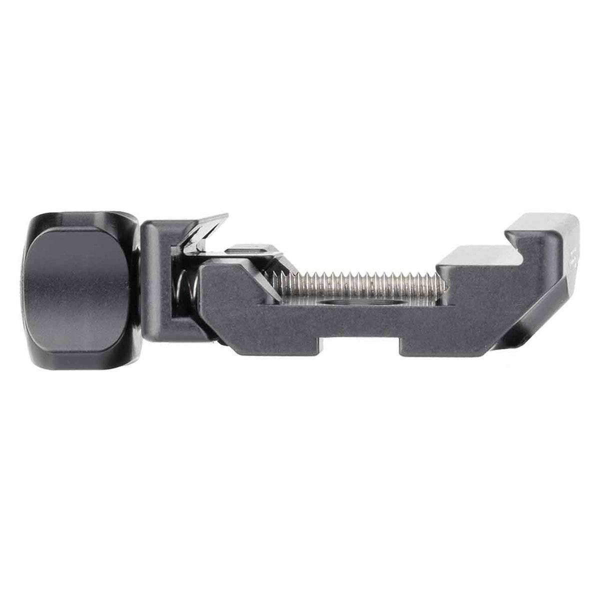 Really Right Stuff BTC-Pro dual clamp underside, the 17S bolt pattern that fits NC Atlas bipods