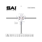 SAI Optics 1-6x24 Rifle Scope .223/5.56 Crosshair Reticle Rifle Scope SAI Optics 