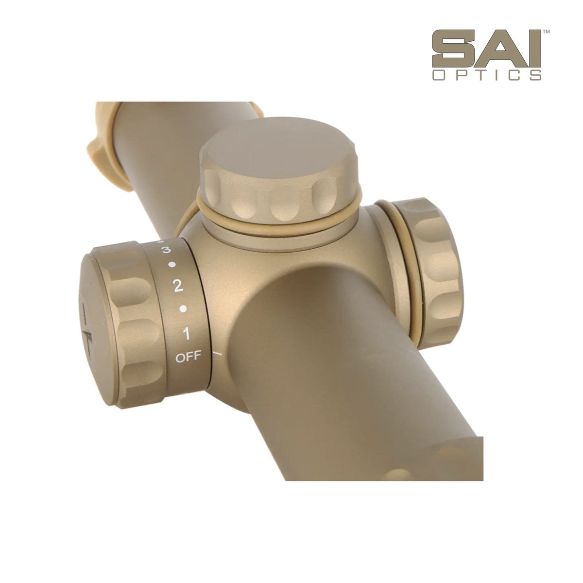 SAI Optics 1-6x24 6.8 BDC RAF reticle low power variable optic in matte black for AR platform rifles
