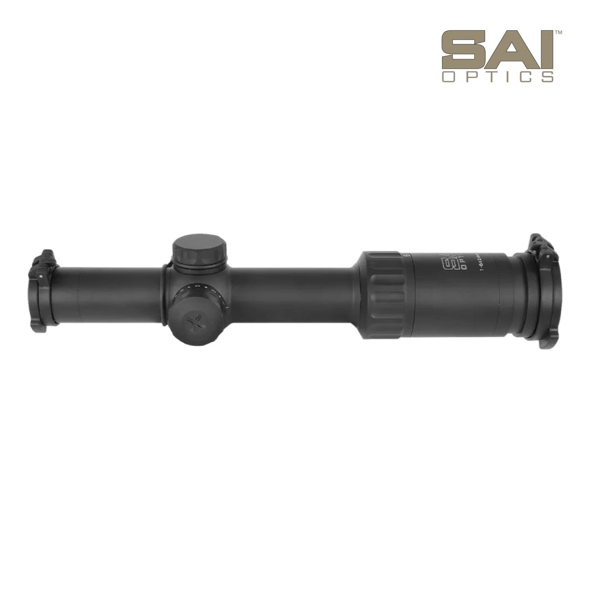 SAI Optics 1-6x24 RAF reticle low power variable optic in matte black for carbine platforms