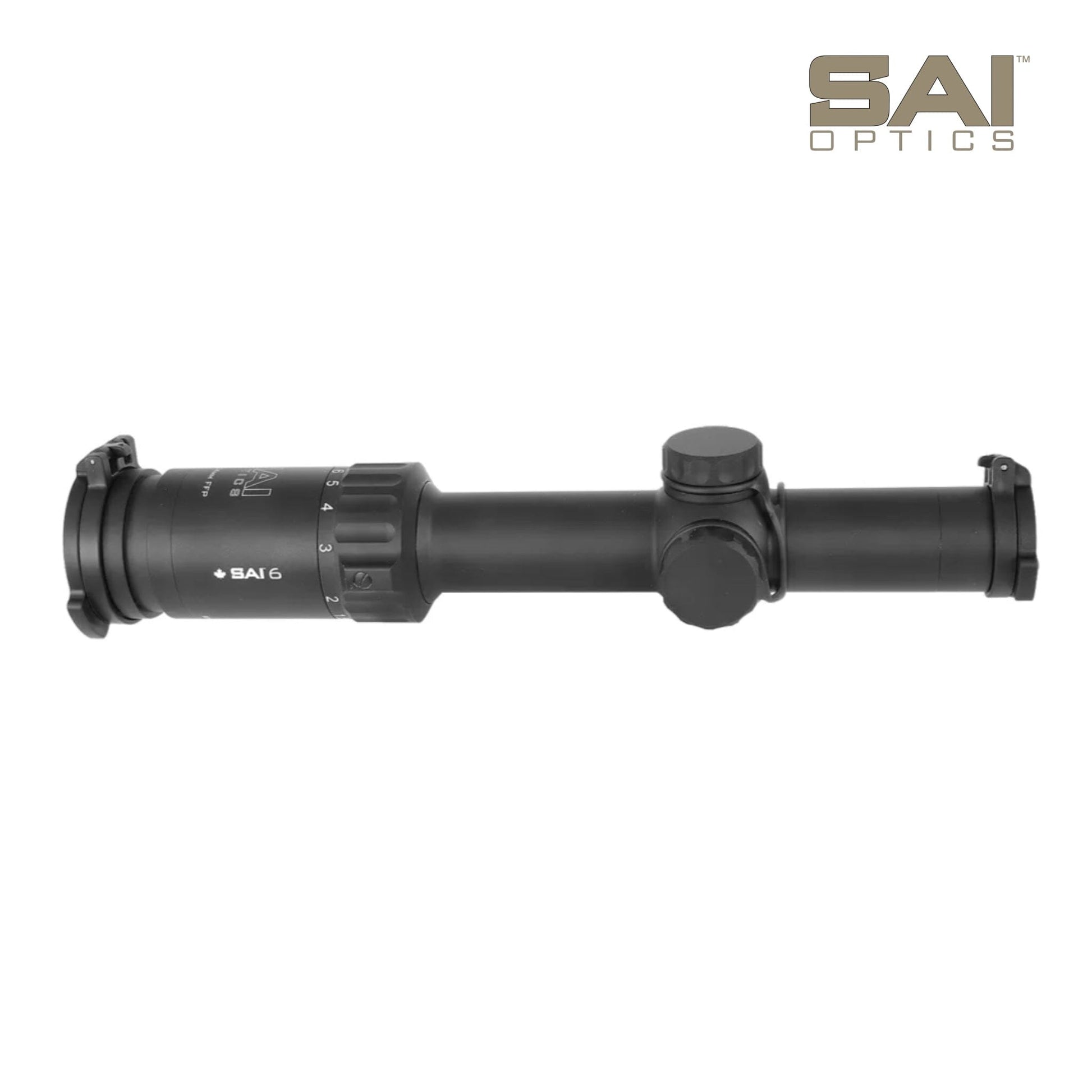 SAI Optics 1-6x24 Rifle Scope No RAF Reticle Black - Xtreme Tactical