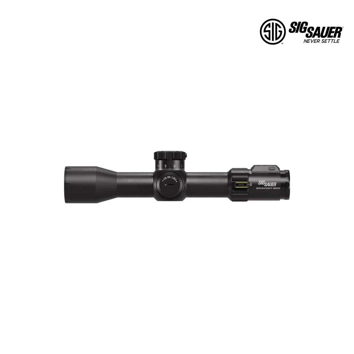 SIG Sauer BRAVO6T-BDX 3-18x44 MRAD Milling 2.0 scope supplied with the ALPHA5 mount