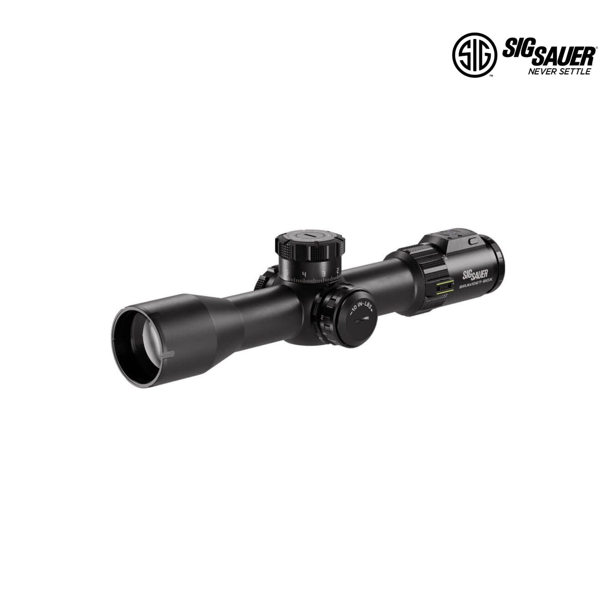 SIG Sauer BRAVO6T-BDX 3-18x44 MRAD DEV-L 2.0 scope with first focal plane reticle