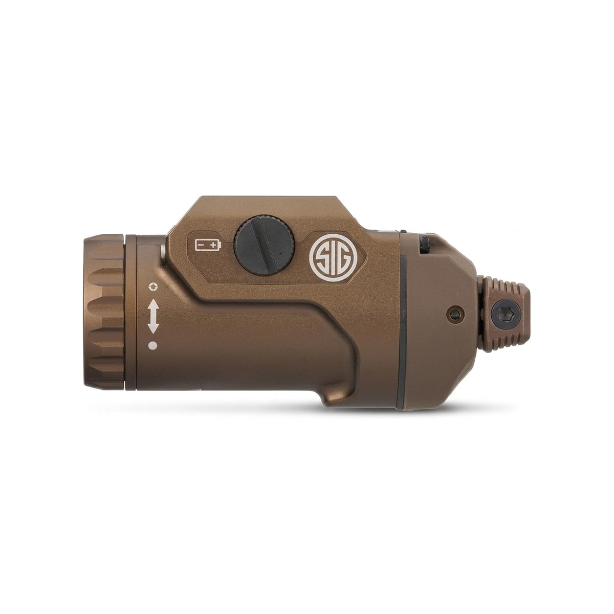 SIG Sauer FOXTROT2R 700 lumen weapon light in Flat Dark Earth with rechargeable battery