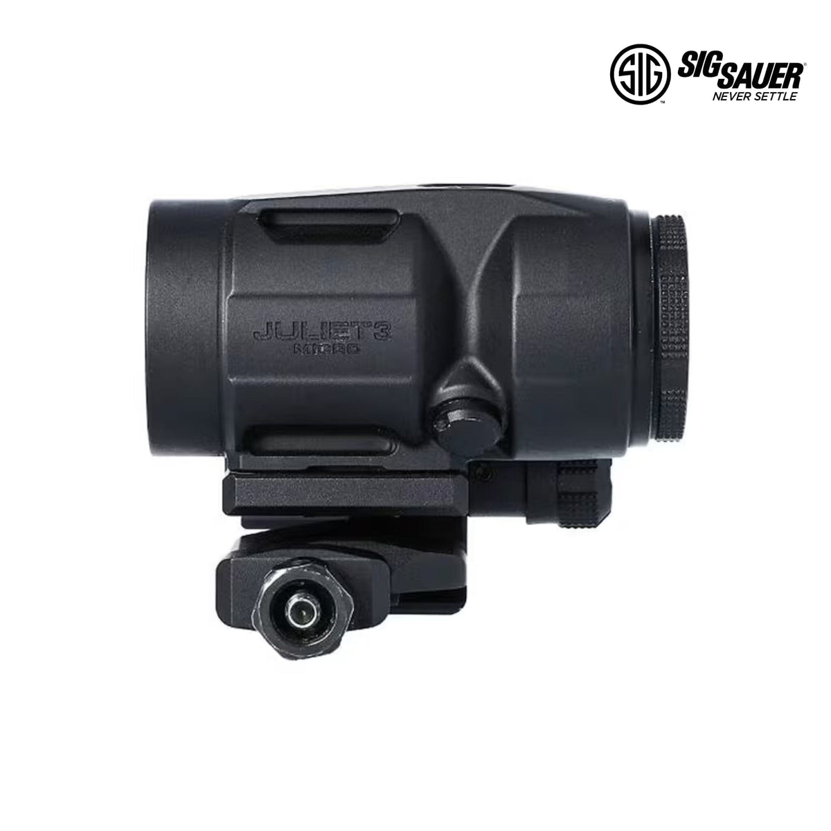 SIG Sauer JULIET3 Micro 3x magnifier on a flip-to-side mount