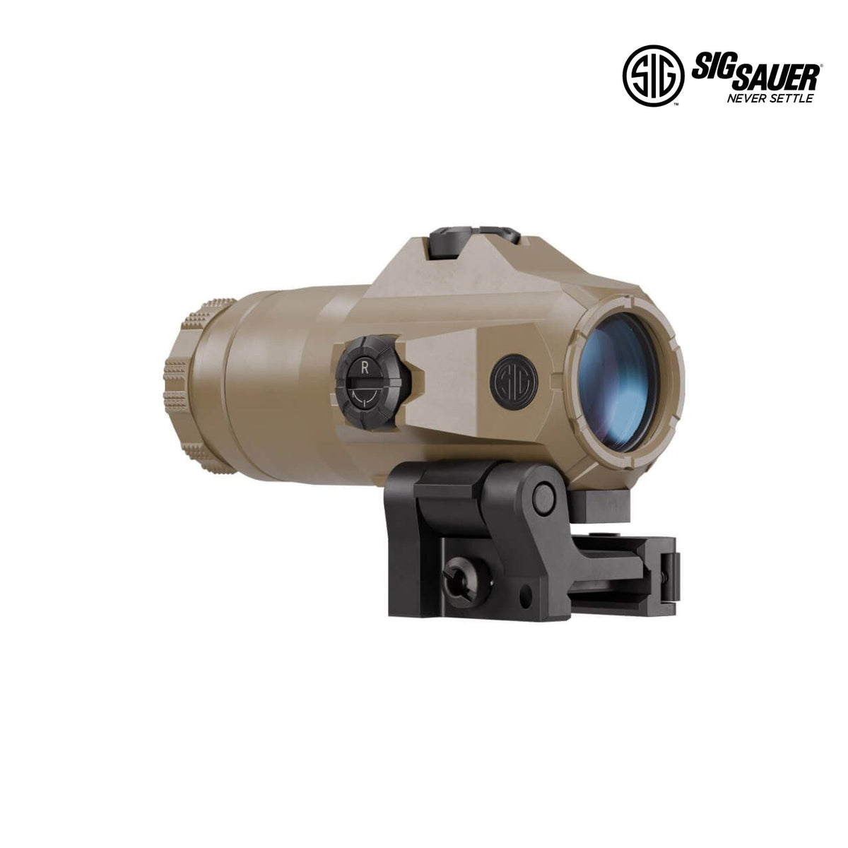SIG Sauer JULIET4 4x magnifier in Flat Dark Earth